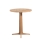 Round teak bar table