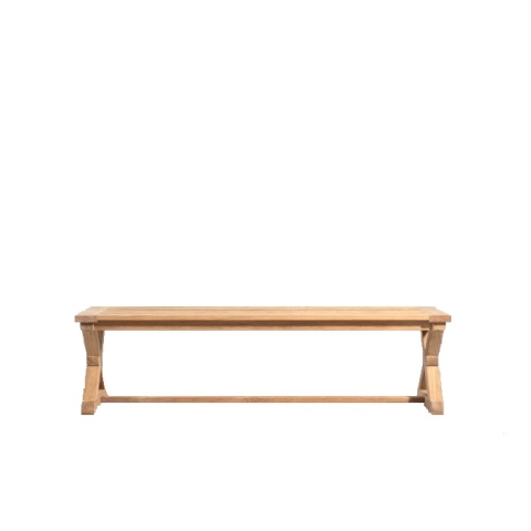 5.5 ft. teak backless bench