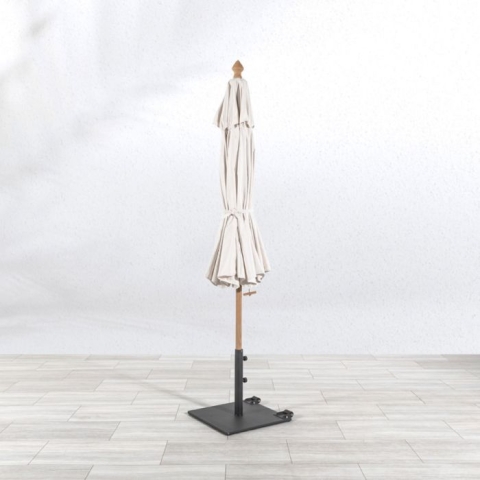 Teak Umbrella - 10 ft. octagon tilting