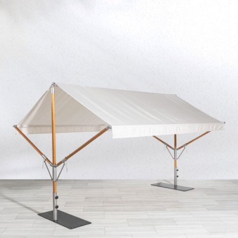 Pavilion - 13 ft. 2 in. Oyster canopy w/ bases