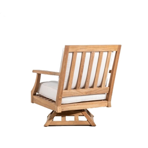 Seneca® teak swivel rocking chair