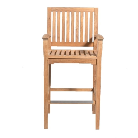 Teak bar armchair