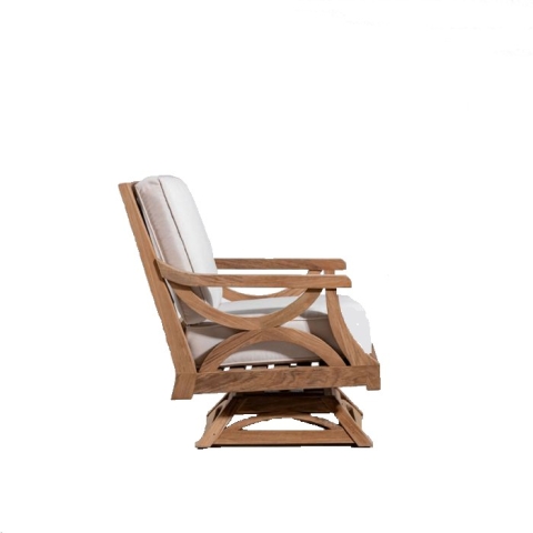 Fiori® teak swivel rocking chair