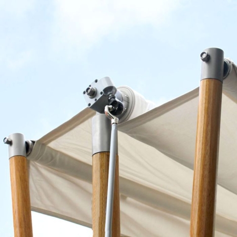 Pavilion - 13 ft. 2 in. Oyster canopy w/ bases