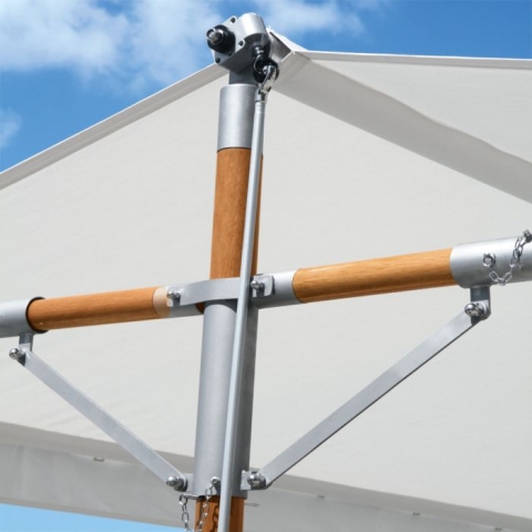 Pavilion - 13 ft. 2 in. Oyster canopy w/ bases