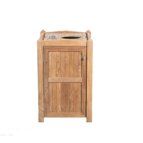 Pyramid 22 in. sq. side door w/ ash/trash lid