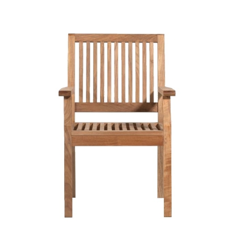 Teak dining armchair