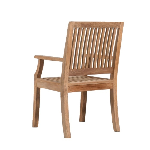 Teak dining armchair