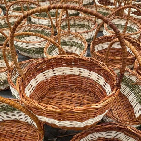 TRAY NATURAL RATTAN